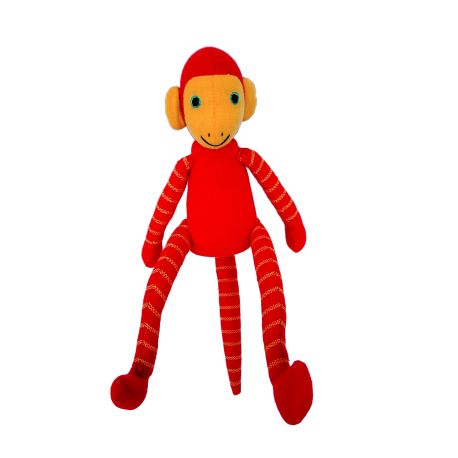 Jim le singe (rouge) 25 cm