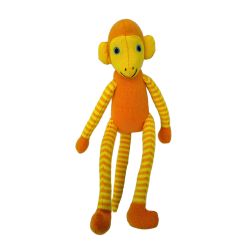 Jim de aap (oranje)  25 cm