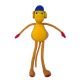 Tom de aap (oranje) 30 cm