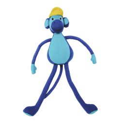 Tom de aap (blauw) 30 cm
