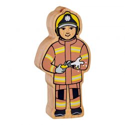 Pompier - Figurine bois massif