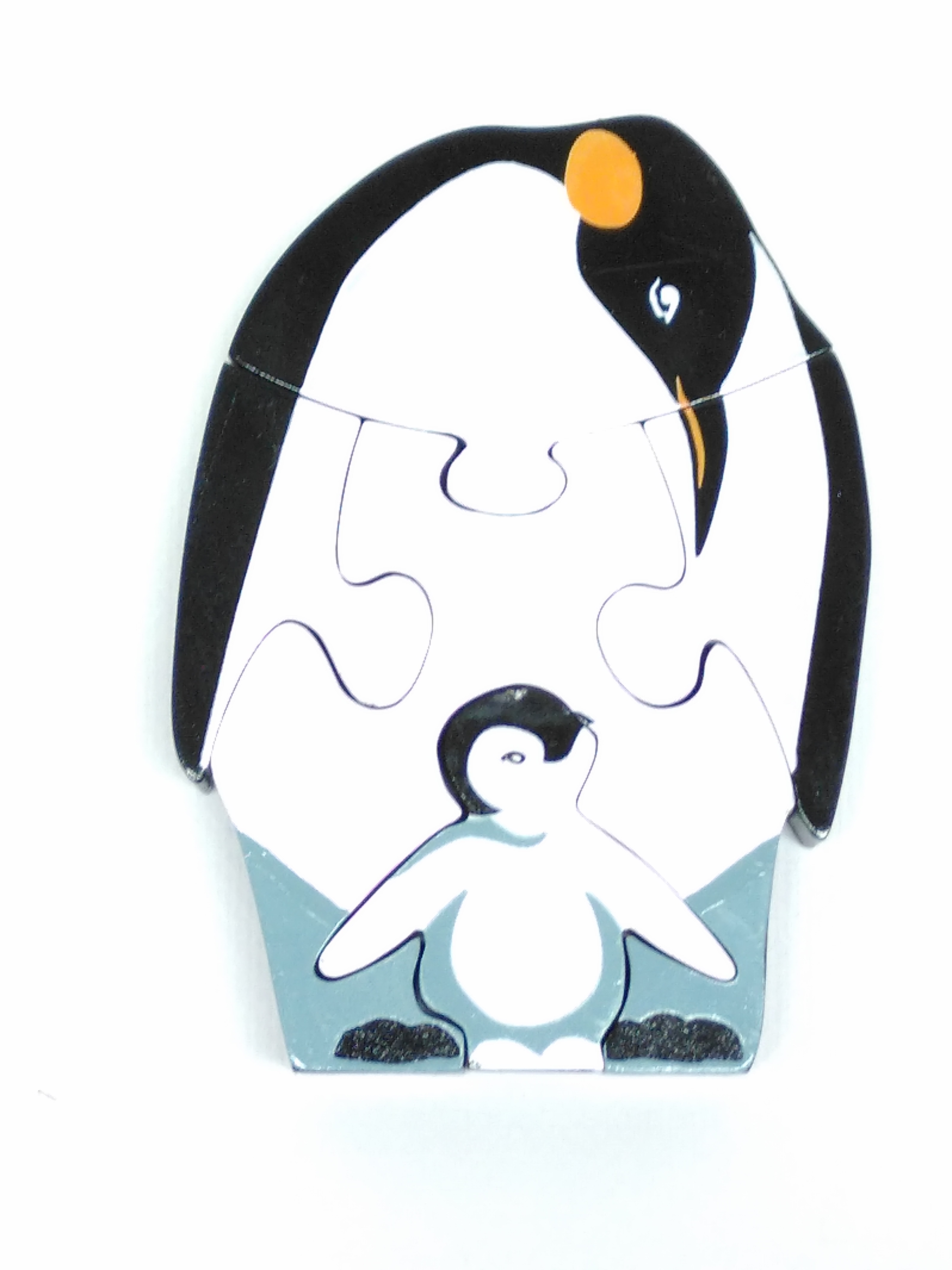 Bederven breken Ook Puzzle Pinguïn familie - La Pachamama