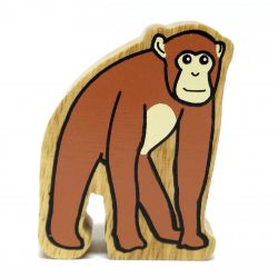Simio le singe - Figurine en bois massif